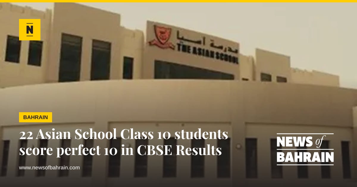 22 Asian School Class 10 students score perfect 10 in CBSE Results ...