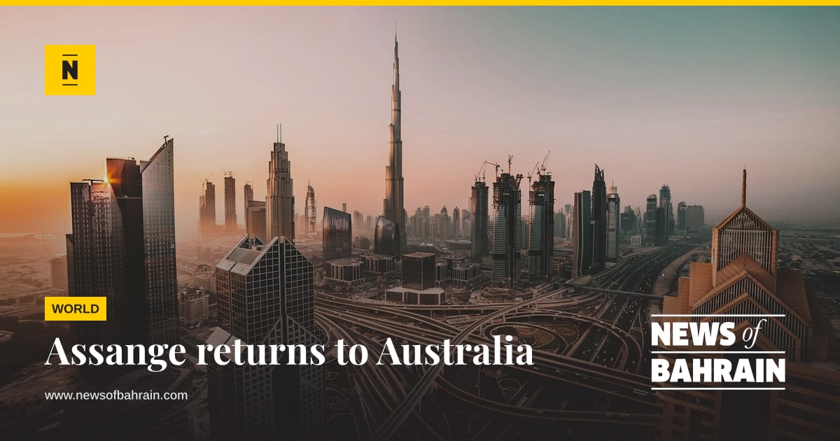 Assange returns to Australia | News of Bahrain