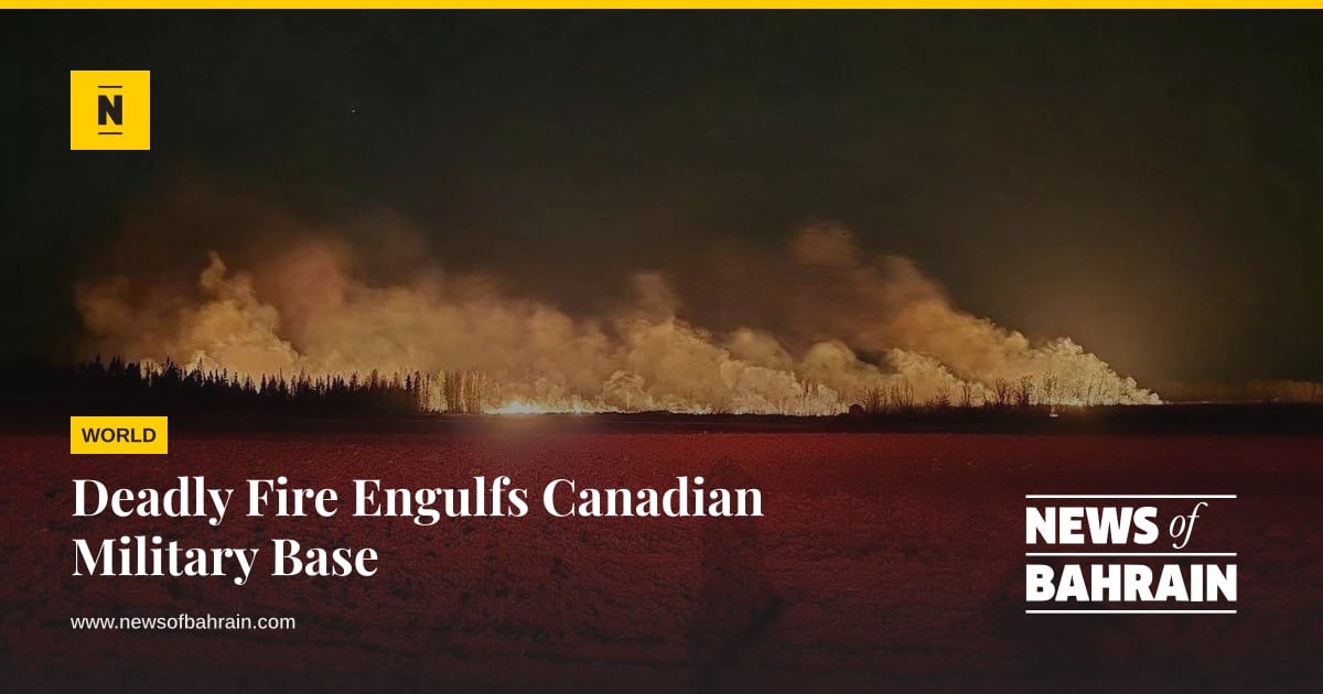 A major fire at a Canadian military base in Alberta has resulted in fa ...