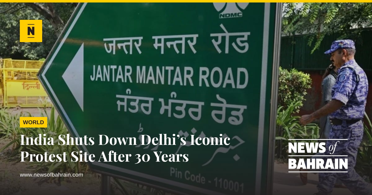 India Shuts Down Delhi’s Iconic Protest Site After 30 Years | News of ...