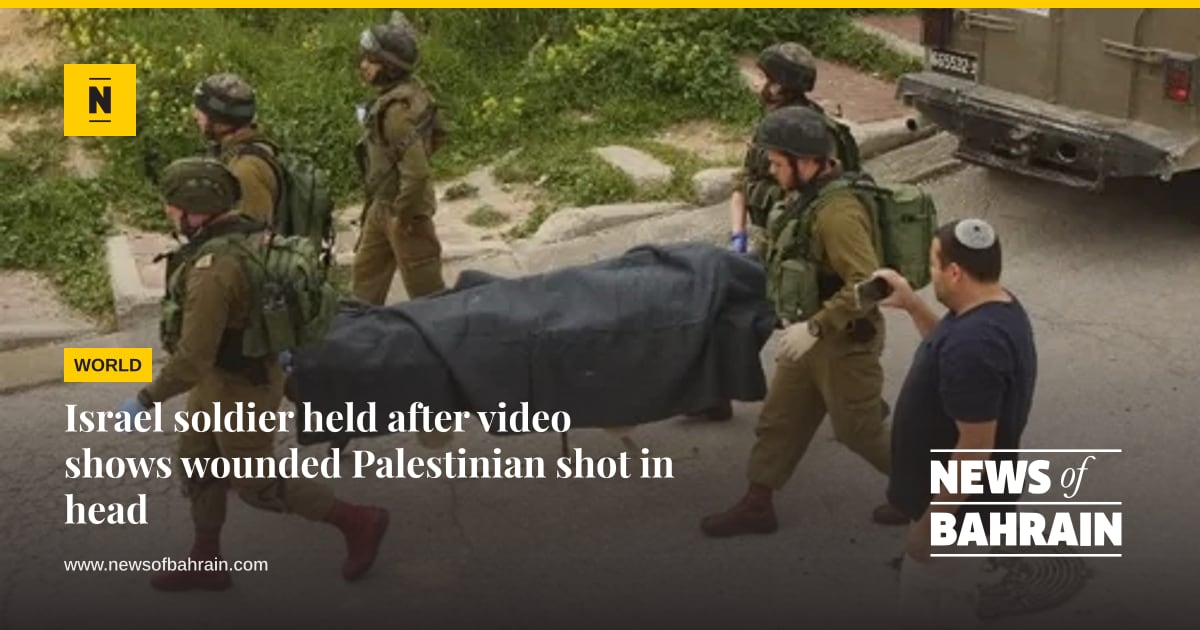 Picture Object Show Israel soldier held after video shows wounded Palestinian shot in head ...