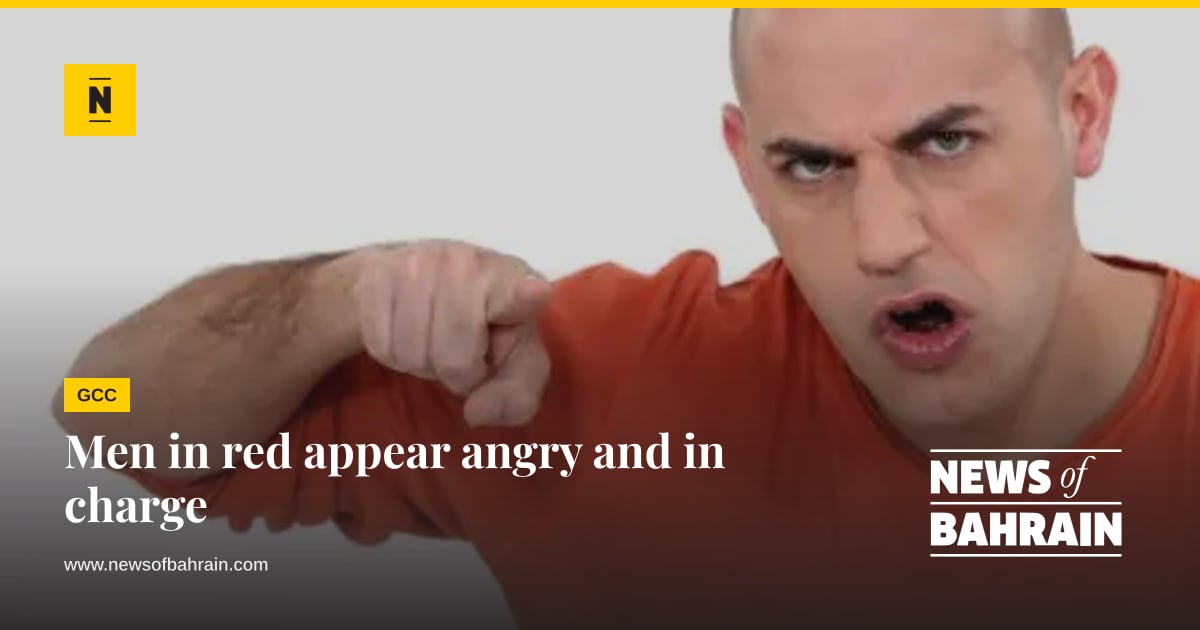 Men in red appear angry and in charge | News of Bahrain