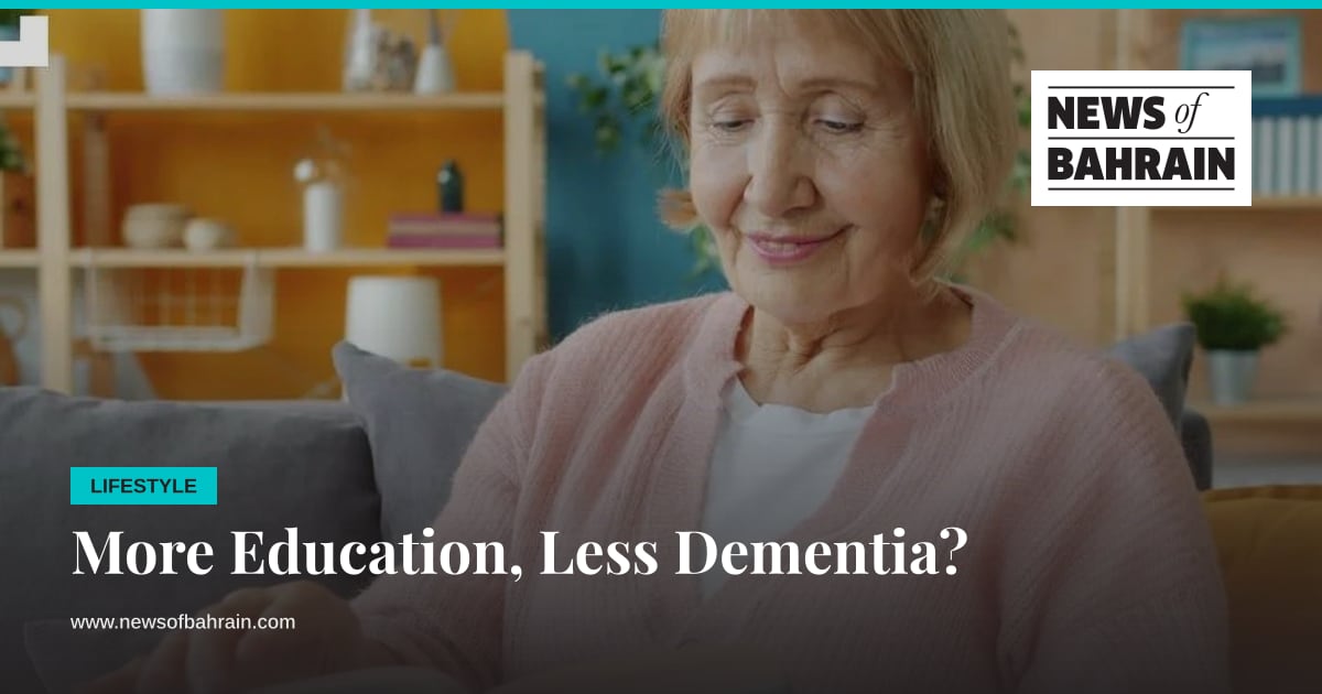 Photo: News of Bahrain More Education, Less Dementia
