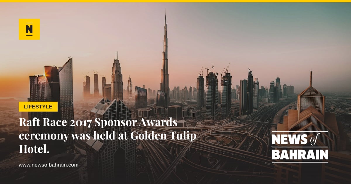 Raft Race 2017 Sponsor Awards ceremony was held at Golden Tulip Hotel ...