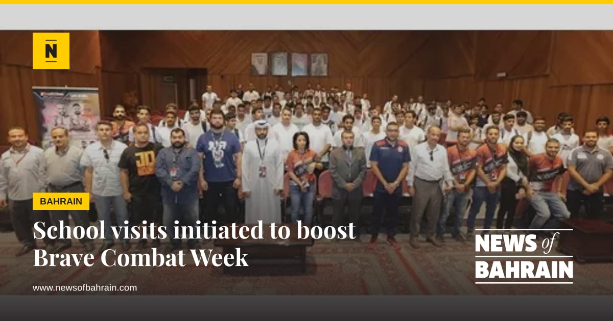 School visits initiated to boost Brave Combat Week | News of Bahrain