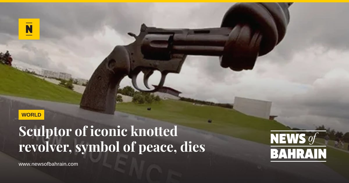 Sculptor of iconic knotted revolver, symbol of peace, dies | News of ...