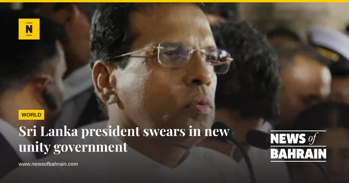 Sri Lanka president swears in new unity government | News of Bahrain
