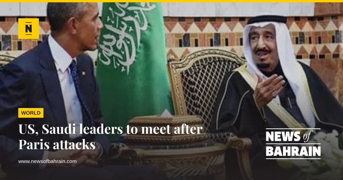 Paris Postle Card US, Saudi leaders to meet after Paris attacks | News of Bahrain