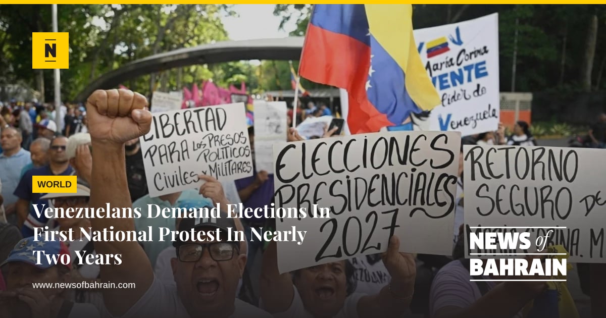 Venezuelans Demand Elections In First National Protest In 2 Years ...